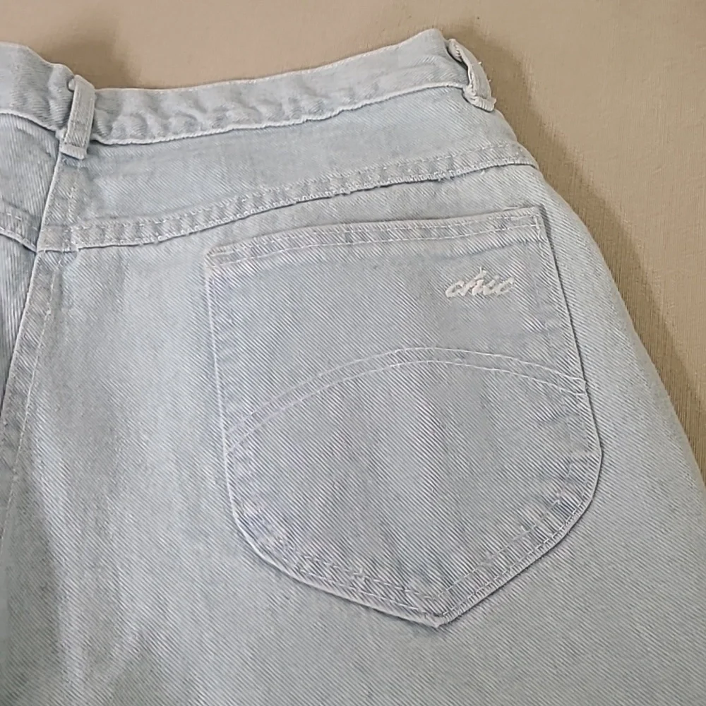 Vintage  80s High Waisted Chic Jeans Size 16 - Picture 7 of 7
